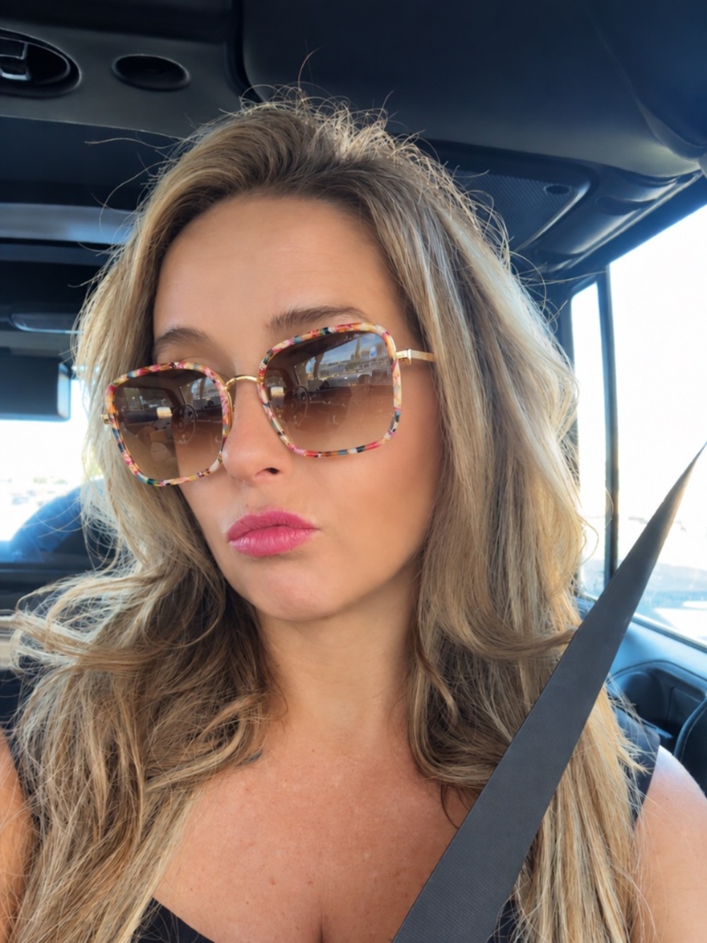 Freyrs Cosmo Acetate Women's Square Sunglasses